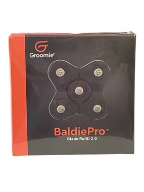 Groomie BaldiePro Blade Refill 2.0 — Black NIB Updated Version